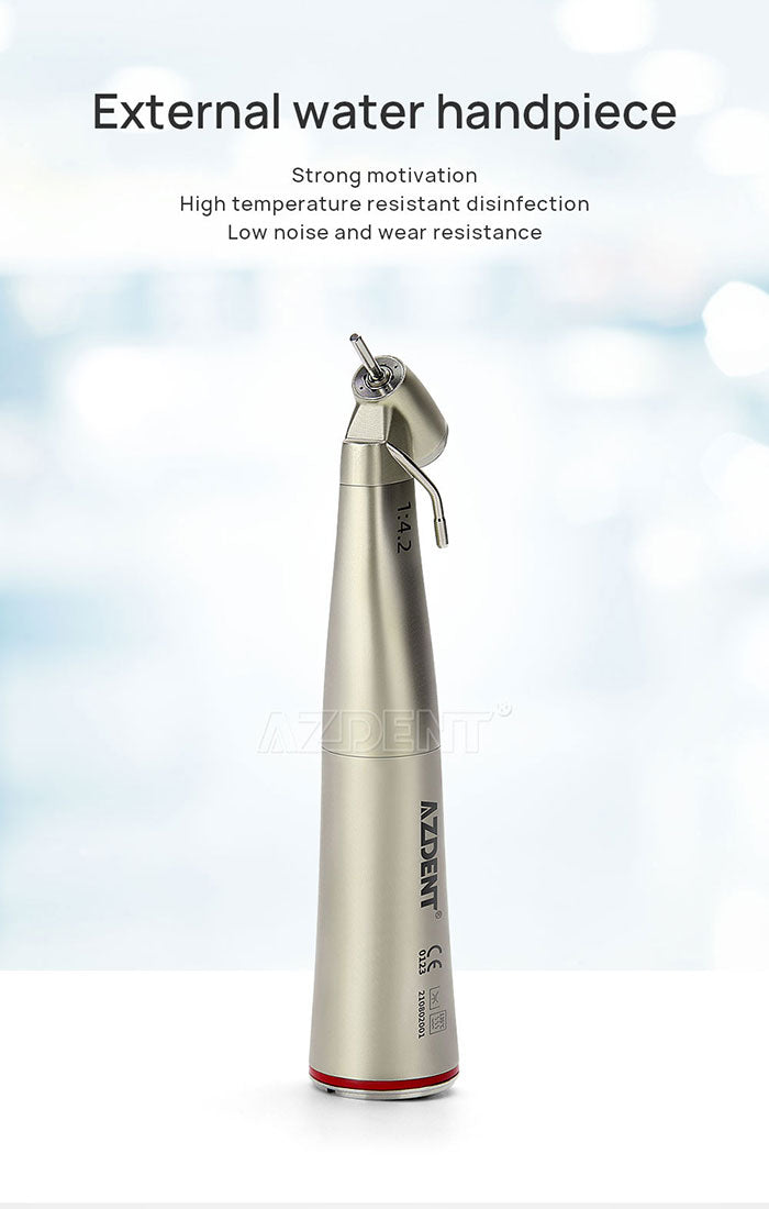 AZDENT Dental Implant Motor Surgical Brushless Color Touch Screen And 45 Degree 1:4.2 Increasing Fiber Optic Handpiece External Water-azdentall.com AZDENT Dental Implant Motor Surgical Brushless Color Touch Screen And 45 Degree 1:4.2 Increasing Fiber Optic Handpiece External Water-azdentall.com