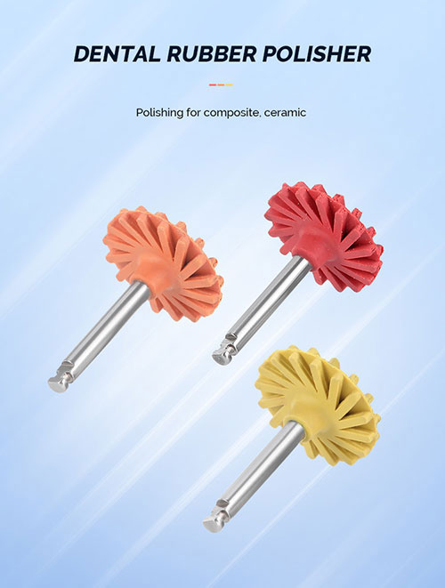 Dental Composite Polishing Wheel Rubber Polisher Coarse/Medium/Fine 1pc/Bag - all.com