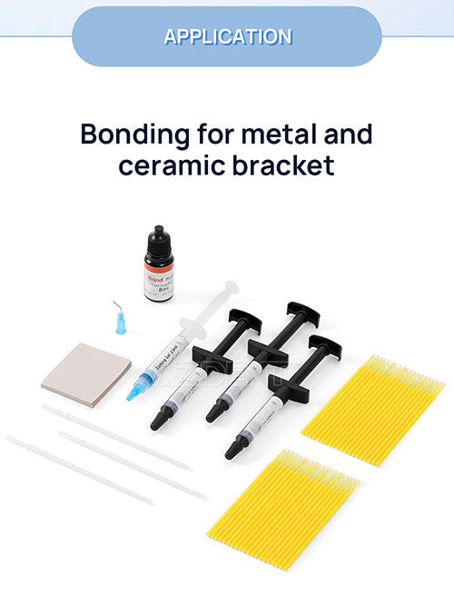 thumbnail image 2 of Dental Orthodontic Bonding System - Metal Bracket Light Cure Adhesive Set Kit VIP 2 of 6