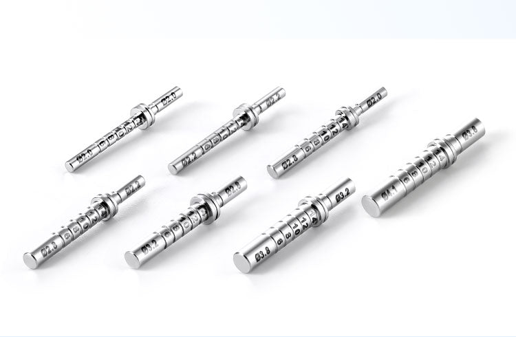 Dental Implant Depth Gauge Pin Stainless Steel Double Head 1pc/Pack - azdentall.com