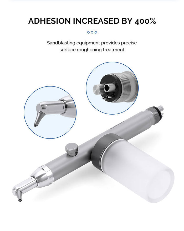 AZDENT Dental Aluminum Oxide Micro Blaster With Water Spray 360° Rotate 2/4Hole-azdentall.com