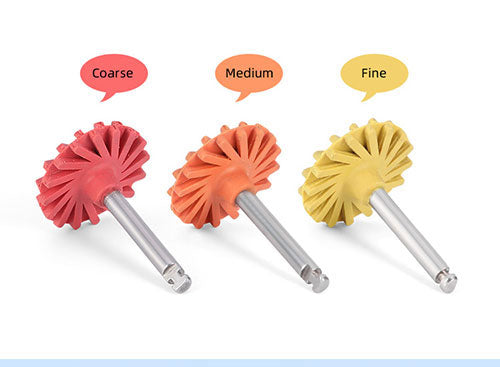 Dental Composite Polishing Wheel Rubber Polisher Coarse/Medium/Fine 1pc/Bag - all.com