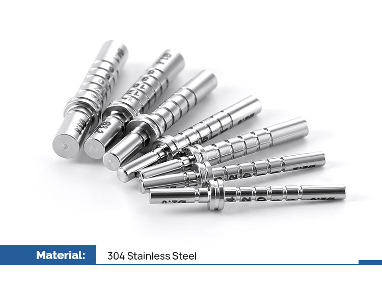 Dental Implant Depth Gauge Pin Stainless Steel Double Head 1pc/Pack - azdentall.com