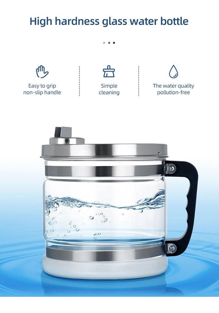 Water Distiller Stainless Steel Glass Bucket Double button 750W 4L 1L/H Water Distiller Stainless Steel Glass Bucket Double button 750W 4L 1L/H