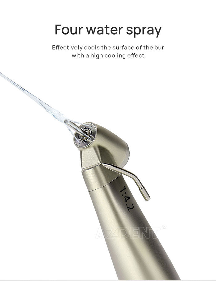 AZDENT Dental Implant Motor Surgical Brushless Color Touch Screen And 45 Degree 1:4.2 Increasing Fiber Optic Handpiece External Water-azdentall.com AZDENT Dental Implant Motor Surgical Brushless Color Touch Screen And 45 Degree 1:4.2 Increasing Fiber Optic Handpiece External Water-azdentall.com