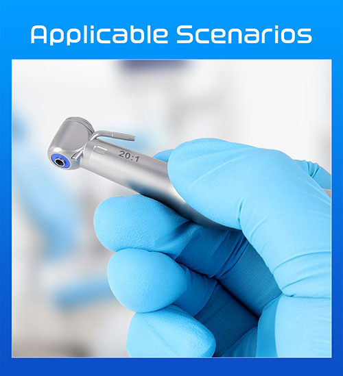 Dental Implant Reduction 20:1 Low Speed Contra Angle Handpiece Push Button - azdentall.com
