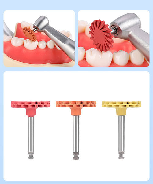 Dental Composite Polishing Wheel Rubber Polisher Coarse/Medium/Fine 1pc/Bag - azdentall.com Dental Composite Polishing Wheel Rubber Polisher Coarse/Medium/Fine 1pc/Bag - azdentall.com