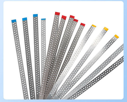 Dental Diamond Polishing Strip Stainless Steel With Diamond Sand Fine Medium Extra Fine With Hole/ No Hole 5Pcs/Box - azdentall.com Dental Diamond Polishing Strip Stainless Steel With Diamond Sand Fine Medium Extra Fine With Hole/ No Hole 5Pcs/Box - azdentall.com