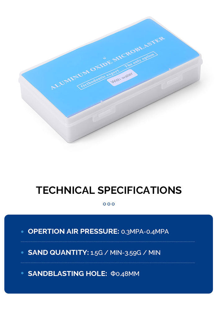 AZDENT Dental Aluminum Oxide Micro Blaster With Water Spray 360° Rotate 2/4Hole-azdentall.com