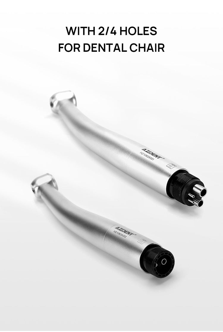 AZDENT High Speed Handpiece Torque Head Push Button E-generator LED 4 Hole Triple Water Spray - azdentall.com AZDENT High Speed Handpiece Torque Head Push Button E-generator LED 4 Hole Triple Water Spray - azdentall.com