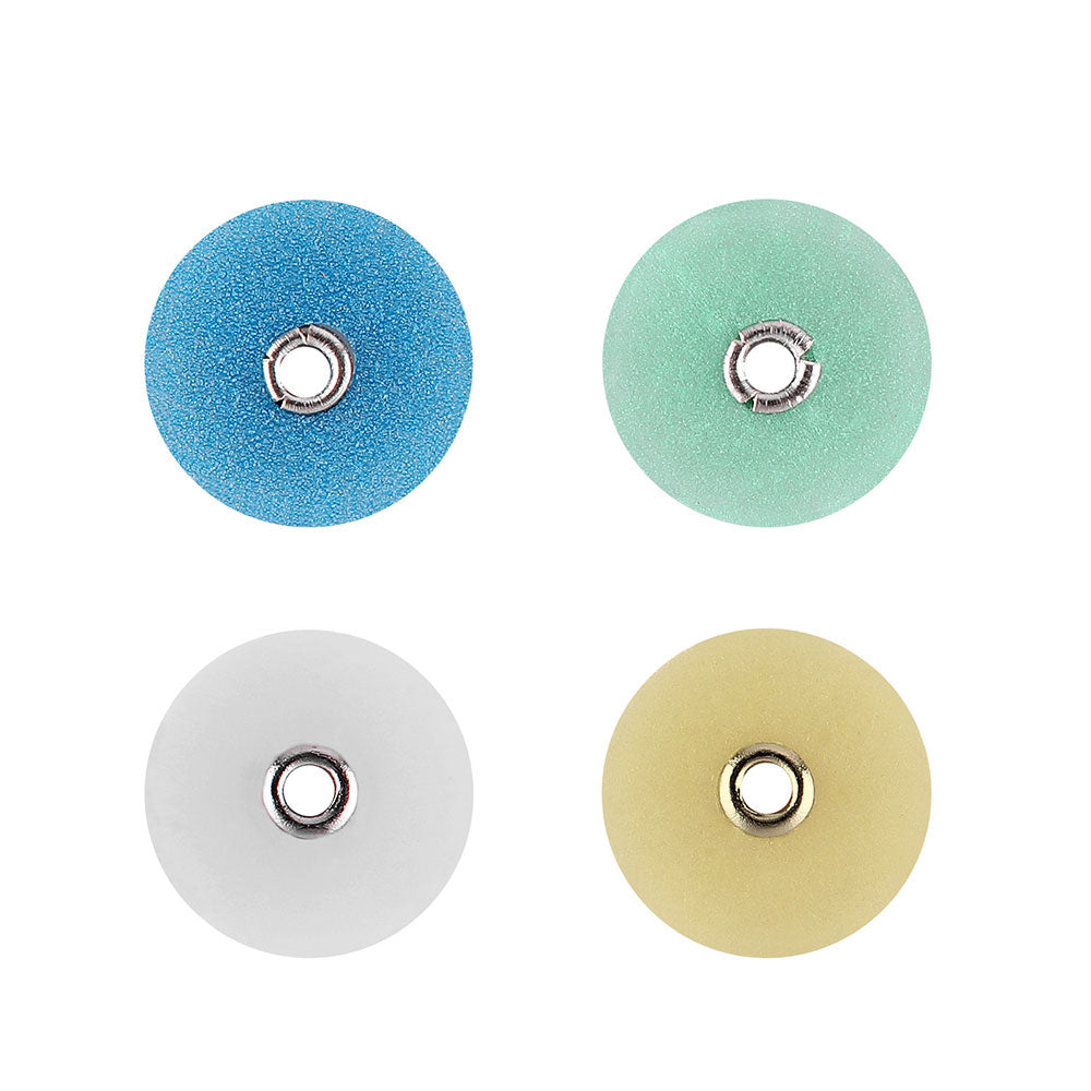 AZDENT Polishing Discs Gross Reduction Contouring Mandrel Stripes Set NO1.071 40pcs/Box