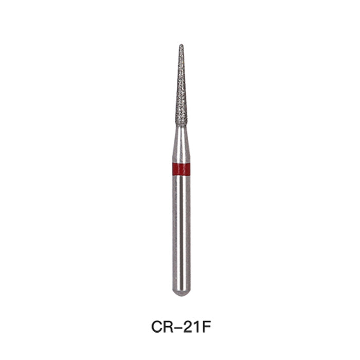 AZDENT Diamond Bur FG CR Series Full Size Round End Cone 5pcs/Pack AZDENT Diamond Bur FG CR Series Full Size Round End Cone 5pcs/Pack