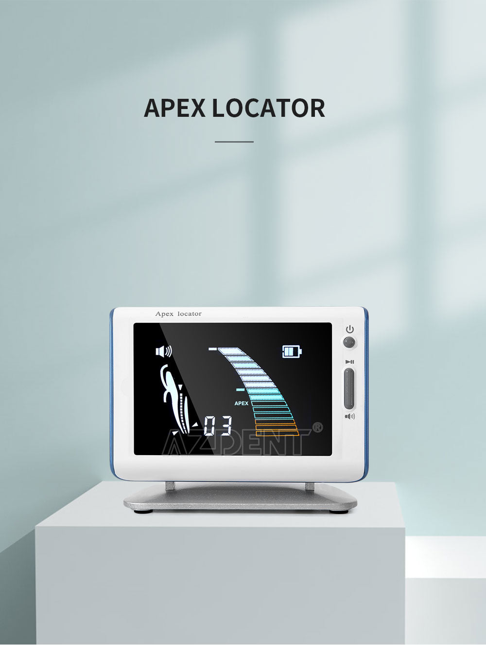 Dental Endo Motor Mini 16:1 Reduction LED Contra Angle + Root Canal Apex Locator