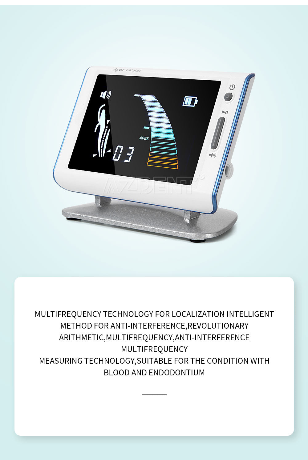 Dental Endo Motor Mini 16:1 Reduction LED Contra Angle + Root Canal Apex Locator