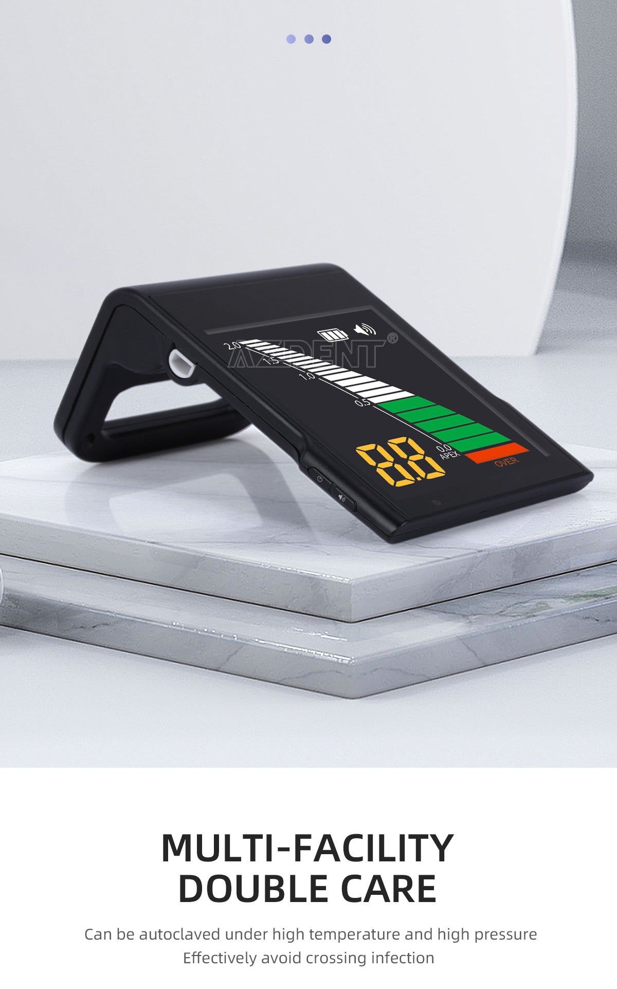 Apex-X Dental Apex Locator Endodontic Root Cancal 3.2' LCD Screen Apex-X Dental Apex Locator Endodontic Root Cancal 3.2' LCD Screen