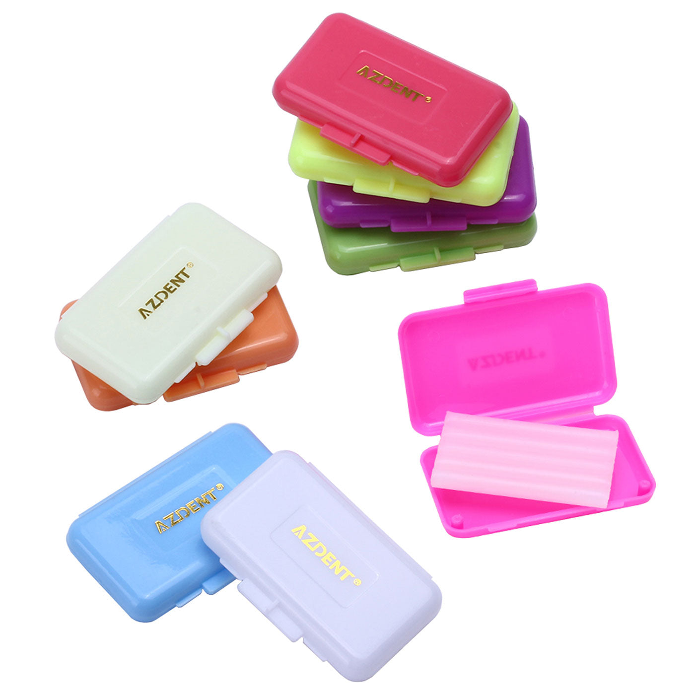 9 Boxes  Orthodontic Wax Scented Assorted 5 Strips/Box. White Wax Strips