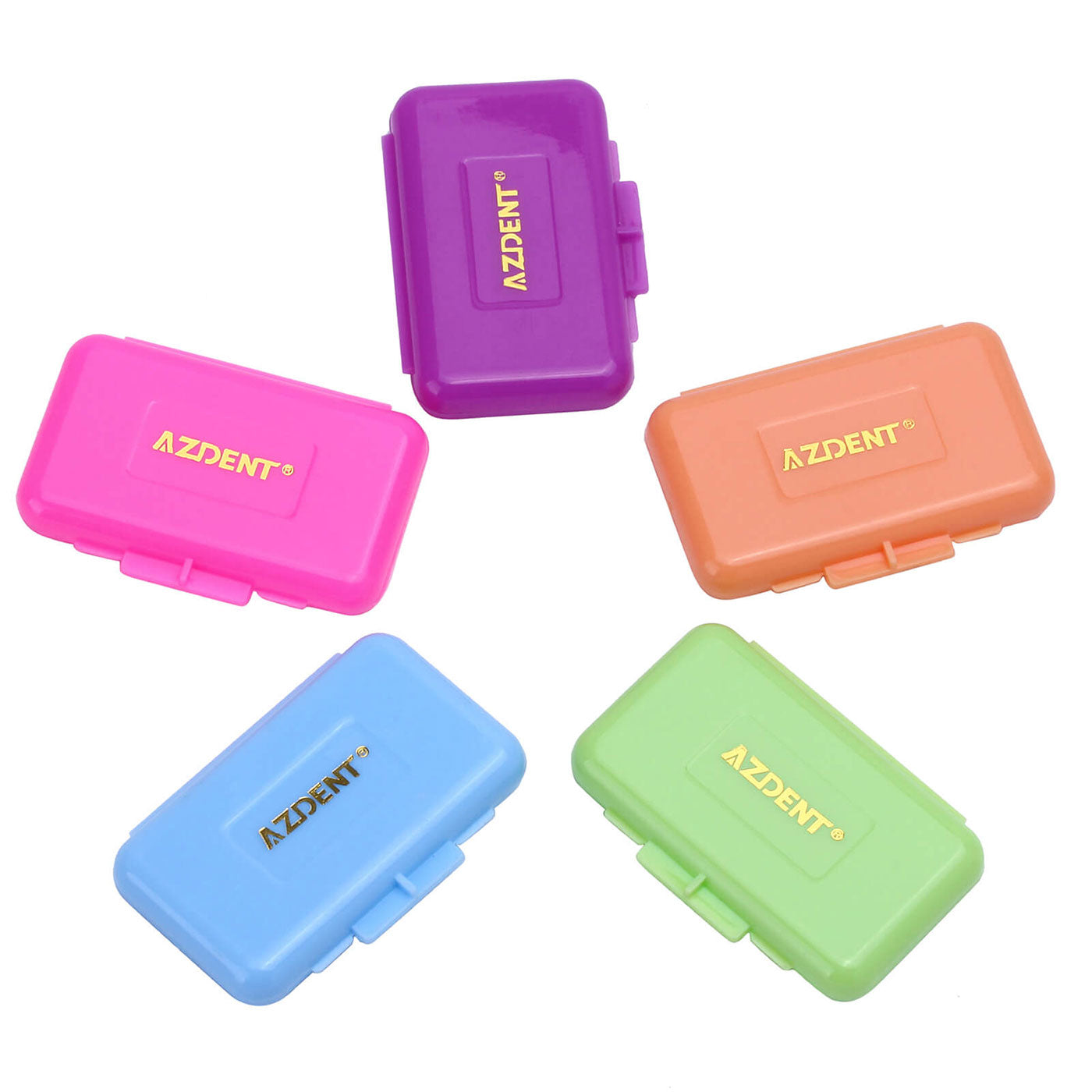 5 Boxes AZDENT Orthodontic Wax Scented Assorted 5 Strips/Box