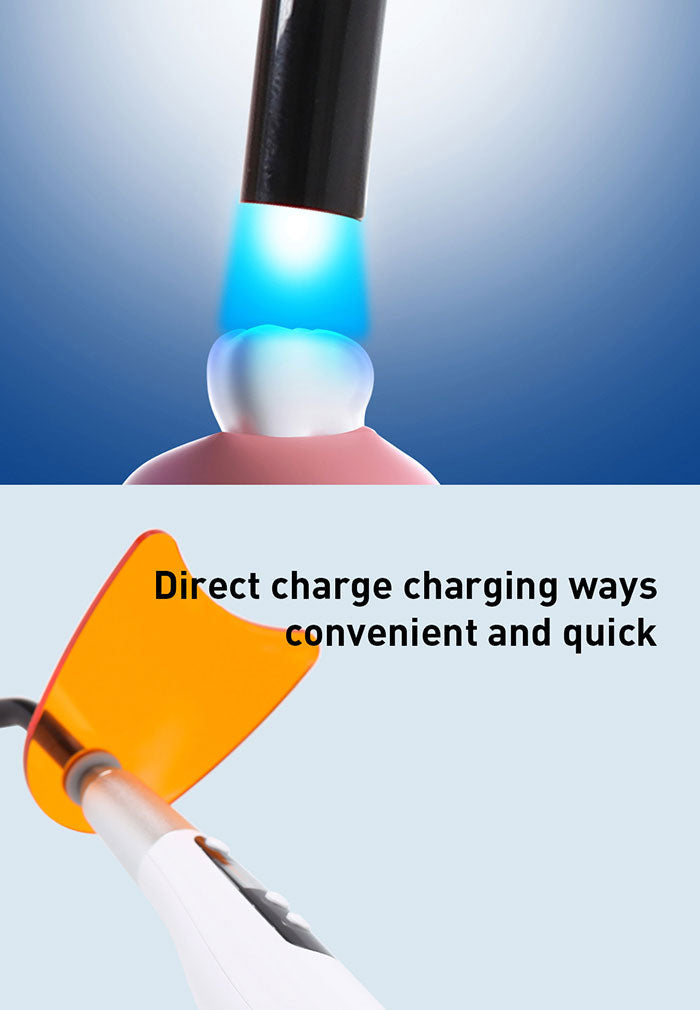 Dental LED Curing Light Wireless 3S Curing 360° Rotating Lamp Cap 3 Models 1400 mW/cm2-azdentall.com Dental LED Curing Light Wireless 3S Curing 360° Rotating Lamp Cap 3 Models 1400 mW/cm2-azdentall.com