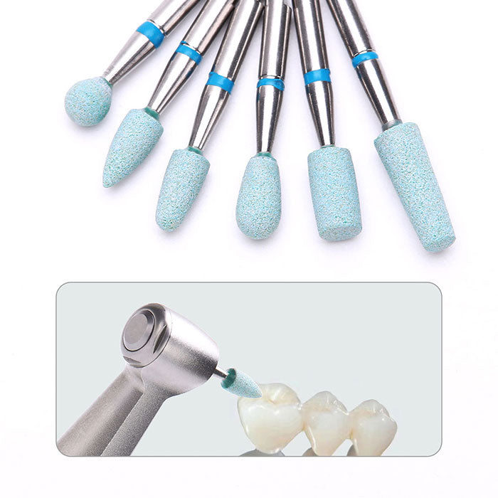 Dental Polishing Ceramic Diamond Grinder Zirconia Porcelain Polish Blue Dental Polishing Ceramic Diamond Grinder Zirconia Porcelain Polish Blue