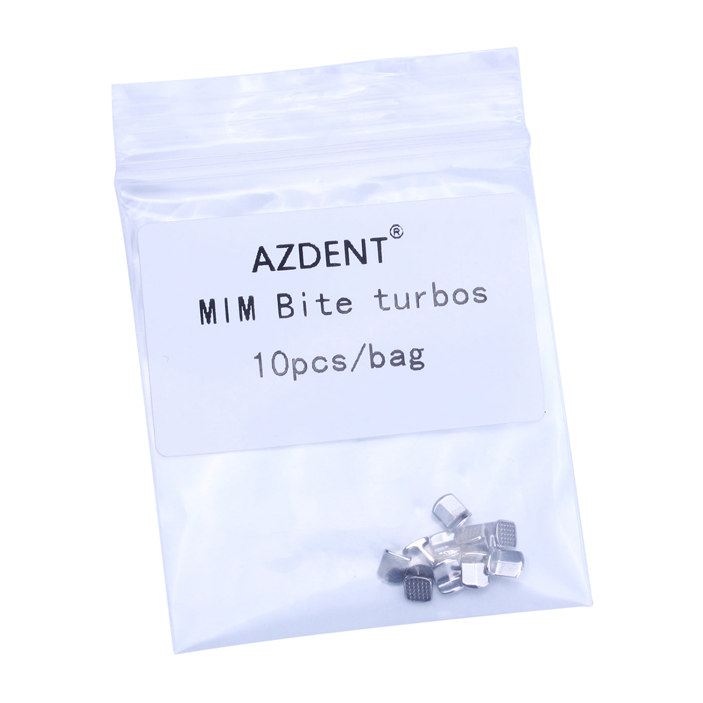 AZDENT Bite Turbos Archwire Brace Buccal Tube Molar Band 10pcs/Bag - azdentall.com