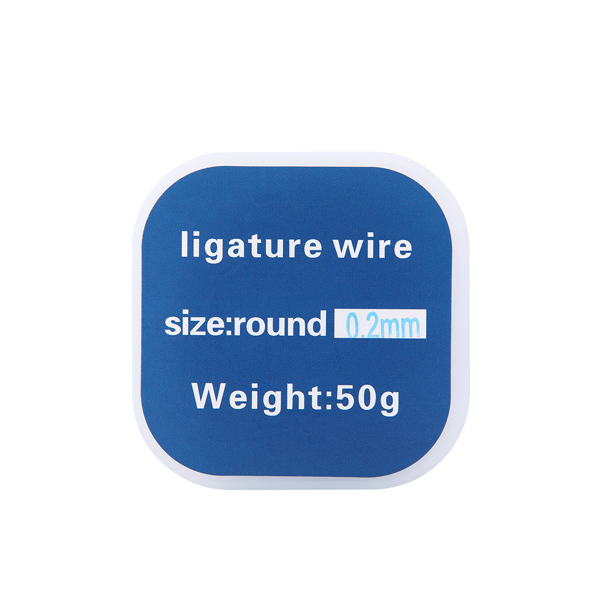 Dental Orthodontic Ligature Wire Stainless Steel Round 3 Sizes 50g/Roll