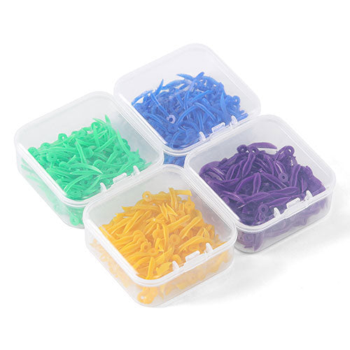 Dental Disposable Wedges With Hole Plastic Tooth Gap Wedge 4 Sizes 100pcs/Box - azdentall.com Dental Disposable Wedges With Hole Plastic Tooth Gap Wedge 4 Sizes 100pcs/Box - azdentall.com