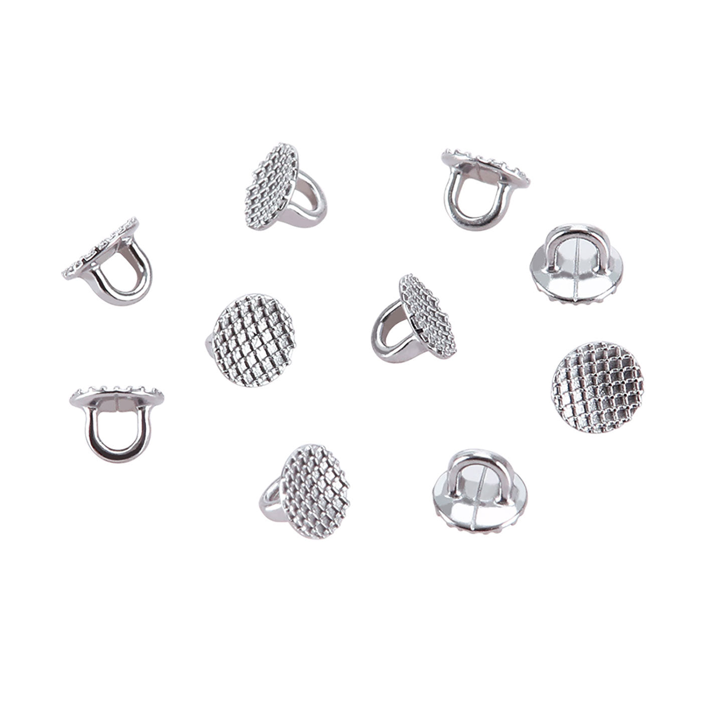  Dental Lingual Button Direct Bond Eyelet Round/Rectangular Base 10pcs/Bag - all.com