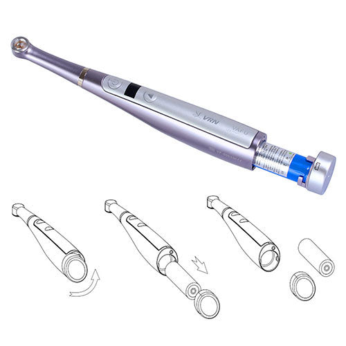 Dental Curing Light LED Cordless OLED Screen 1 Second DeepCure Wide Specturm Metal Body With Caries Detector Light Meter 3200mW/Cm² - azdentall.com Dental Curing Light LED Cordless OLED Screen 1 Second DeepCure Wide Specturm Metal Body With Caries Detector Light Meter 3200mW/Cm² - azdentall.com