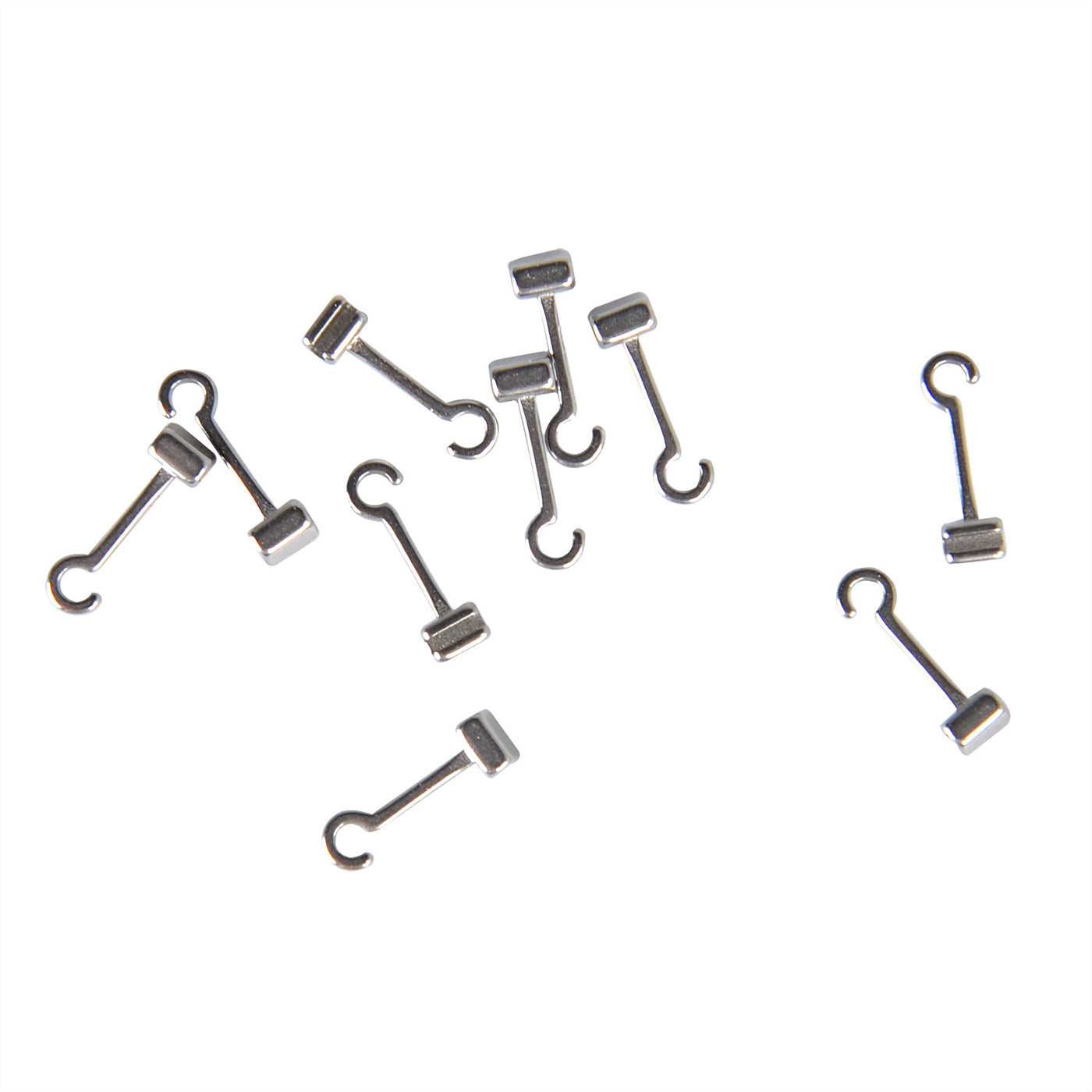 AZDENT Crimpable Hooks Long Curved Right / Left 0.022 5.5mm 10pcs/Bag - azdentall.com AZDENT Crimpable Hooks Long Curved Right / Left 0.022 5.5mm 10pcs/Bag