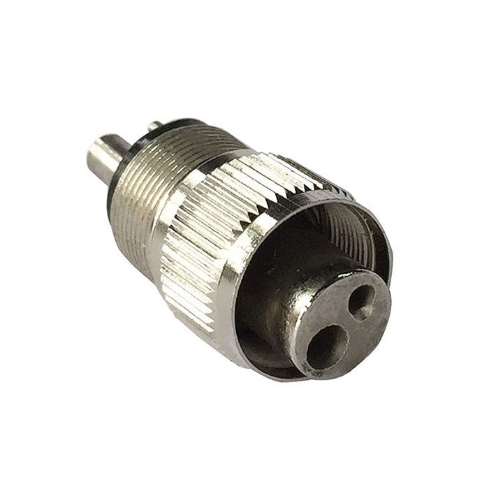 Dental High Speed Handpiece Adapter Converter Stainless Steel 4 Holes to 2 Holes