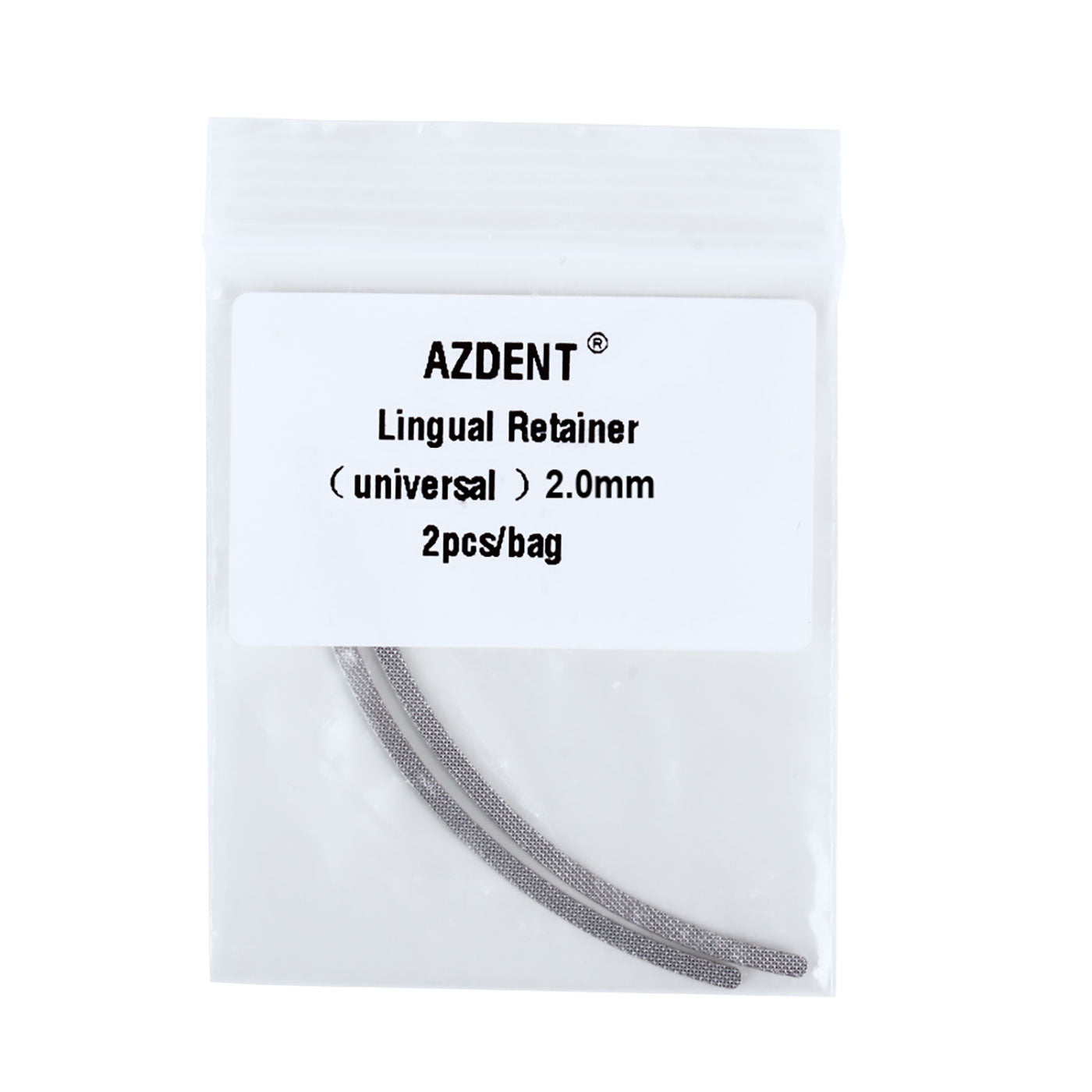 AZDENT Lingual Retainer Mesh Base Universal 2.0mm 2pcs/Bag - azdentall.com