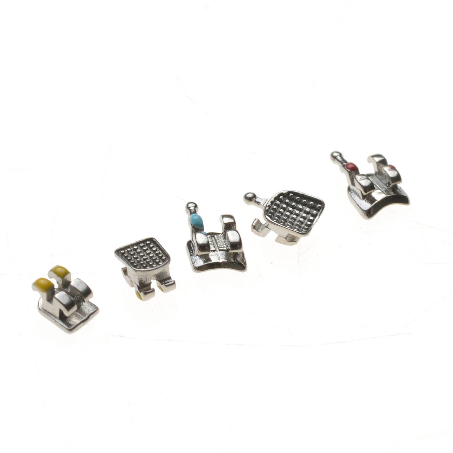 Dental Metal Brackets Monoblock Mini MBT Roth.022 Hook 3-4-5