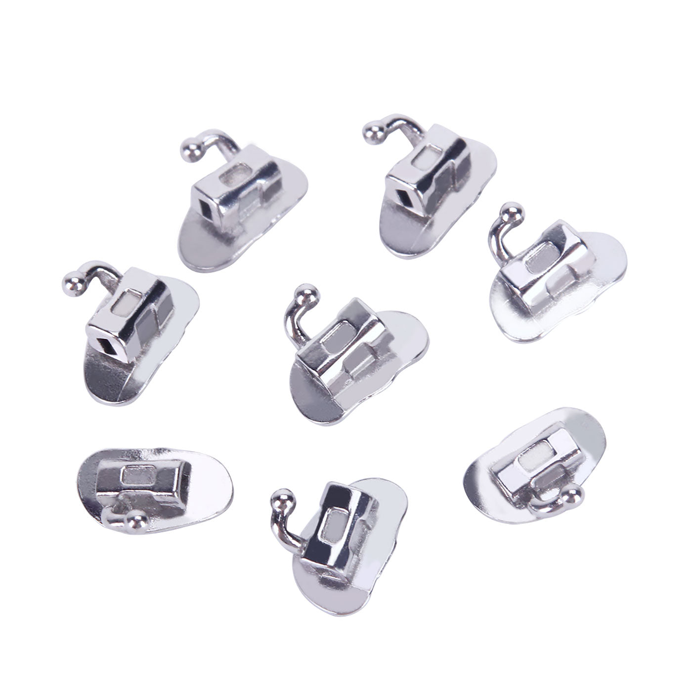 AZDENT Dental Orthodontic Buccal Tube 2nd Molar Bondable Monoblock Non-convertible MBT 0.022 20Sets/Box - azdentall.com