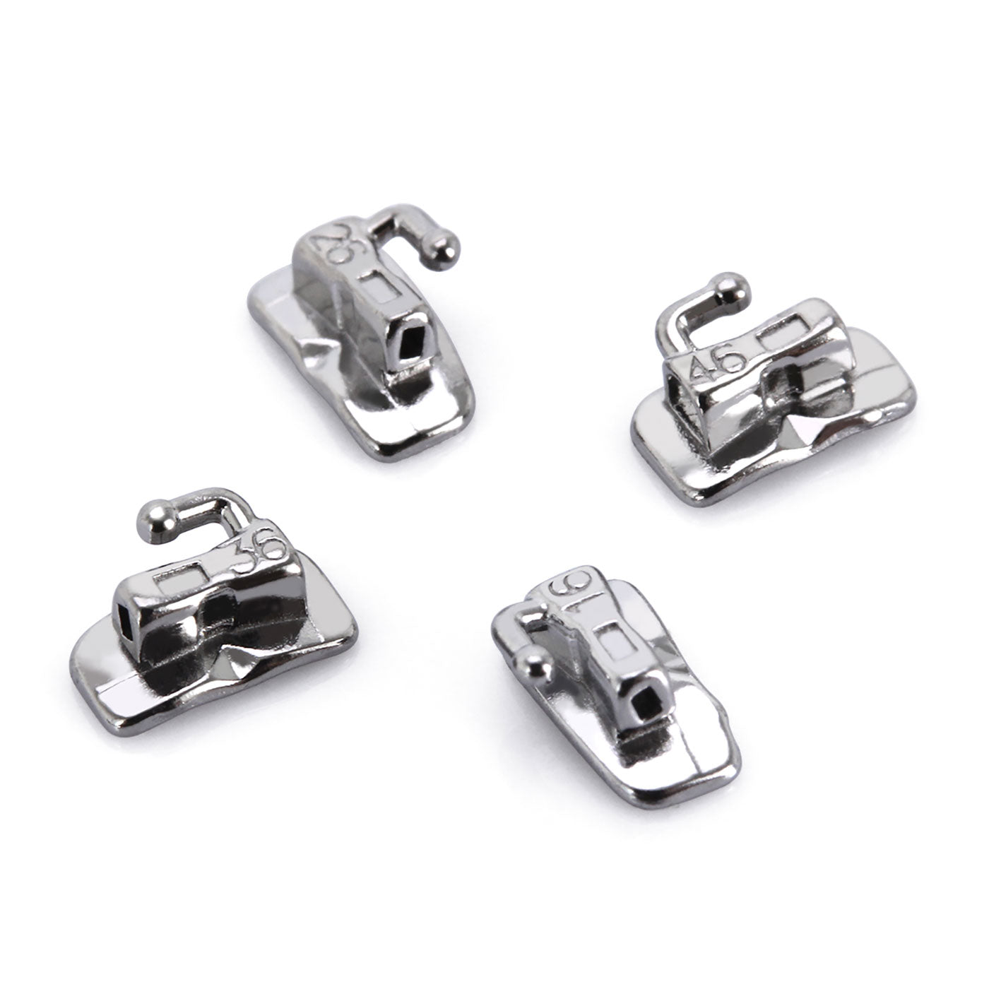  Dental Orthodontic Bondable Tube 1st MIM Monoblock MBT 0.022 Laser Mark 4pcs/Bag - all.com