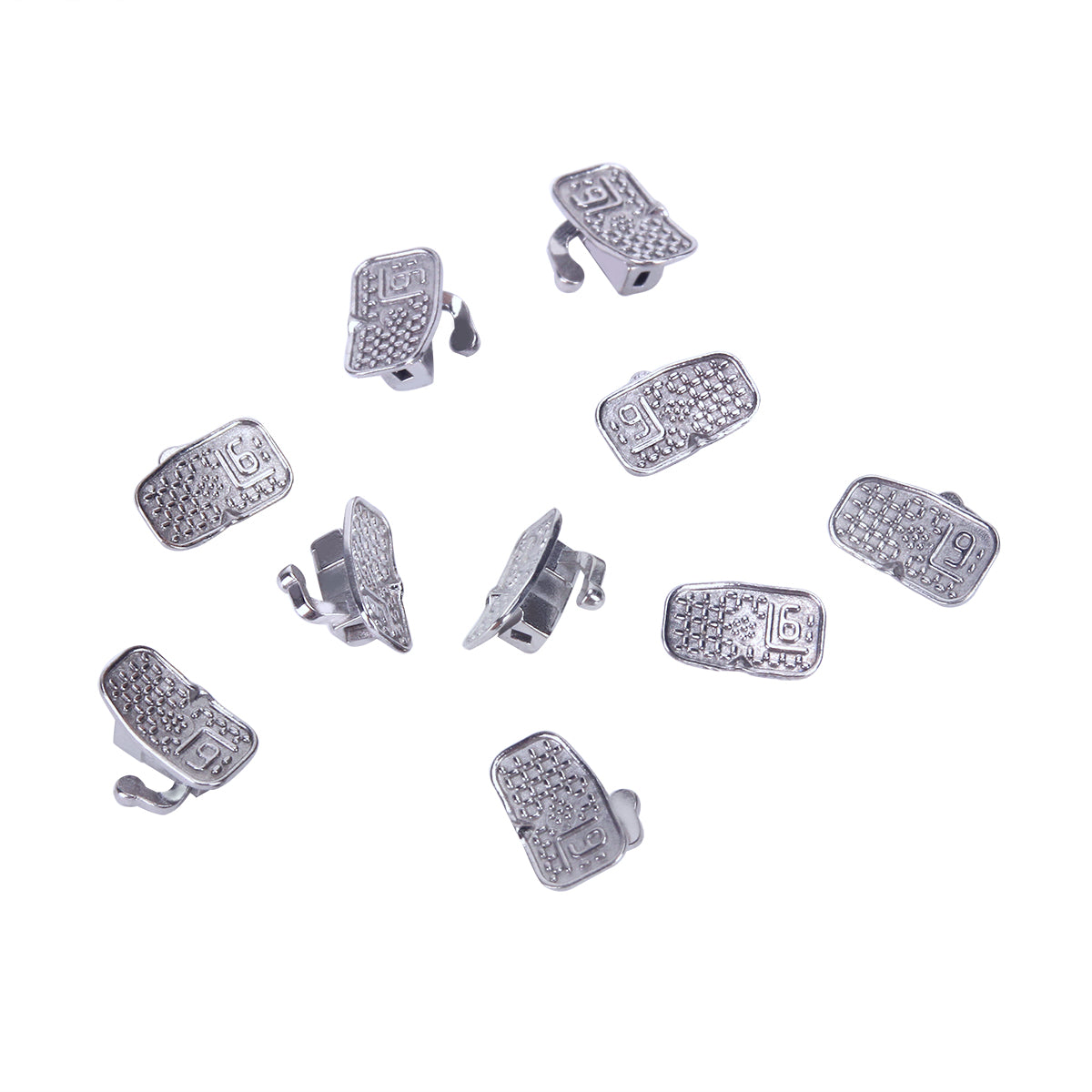  Dental Orthodontic Buccal Tube 1st Molar Bondable MIM Monoblock Non-convertible Roth 0.022 20Sets/Box - all.com
