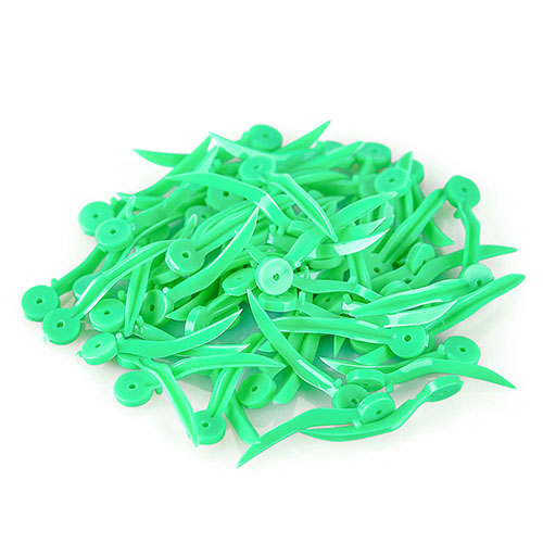 Dental Disposable Wedges With Hole Plastic Tooth Gap Wedge 4 Sizes 100pcs/Box - azdentall.com Dental Disposable Wedges With Hole Plastic Tooth Gap Wedge 4 Sizes 100pcs/Box - azdentall.com