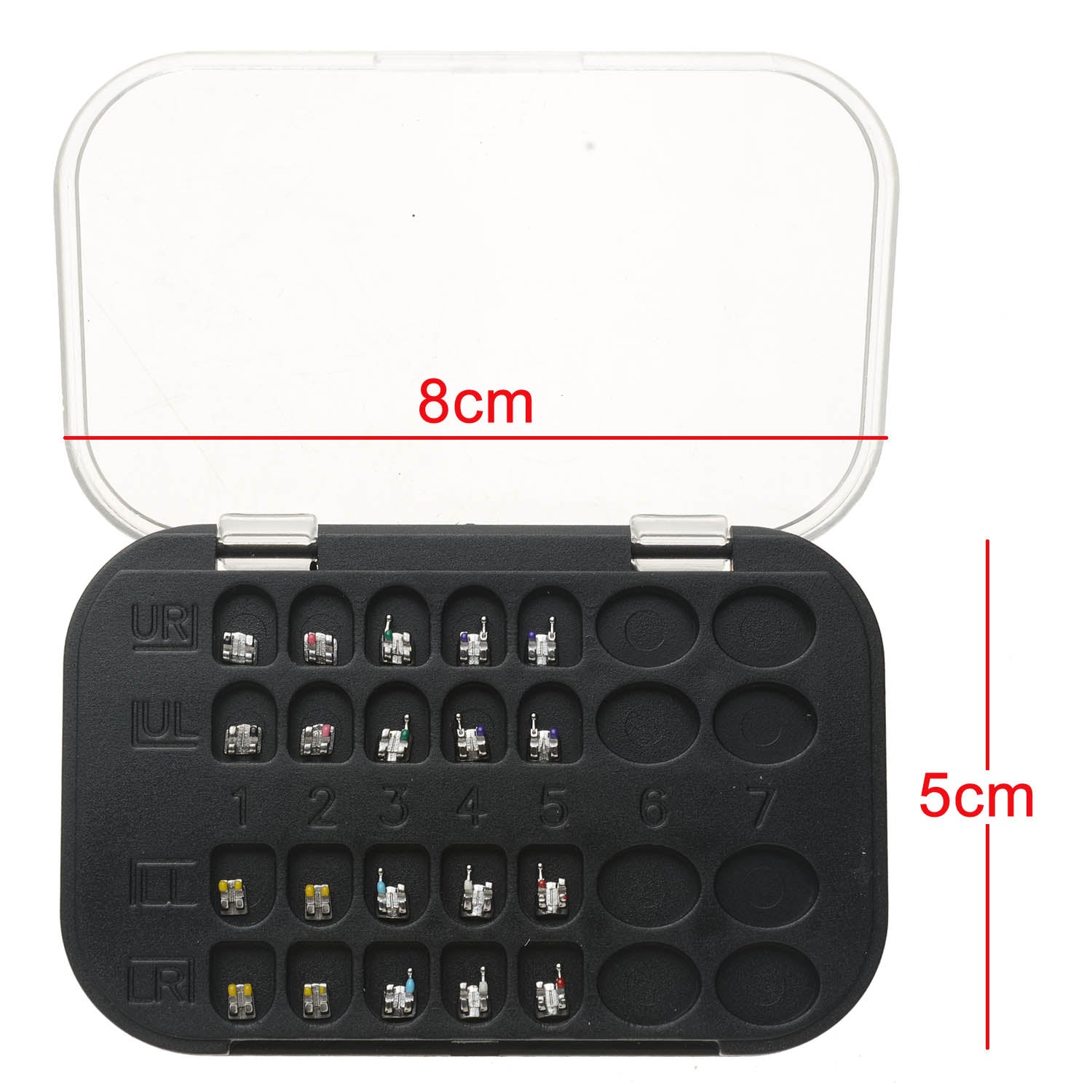 Dental Metal Brackets Monoblock Mini MBT Roth.022 Hook 3-4-5