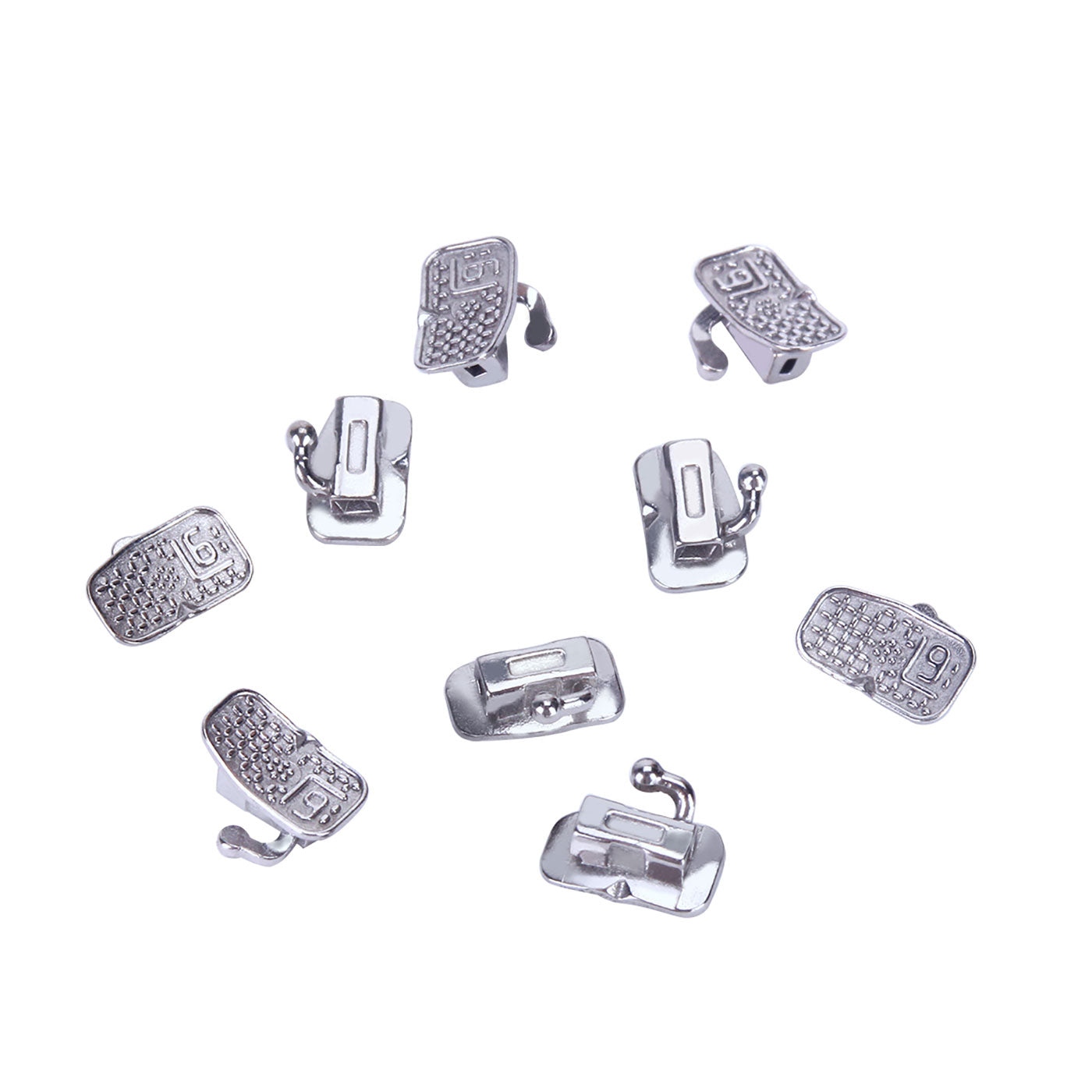  Dental Orthodontic Buccal Tube 1st Molar Bondable MIM Monoblock Non-convertible Roth 0.022 20Sets/Box - all.com