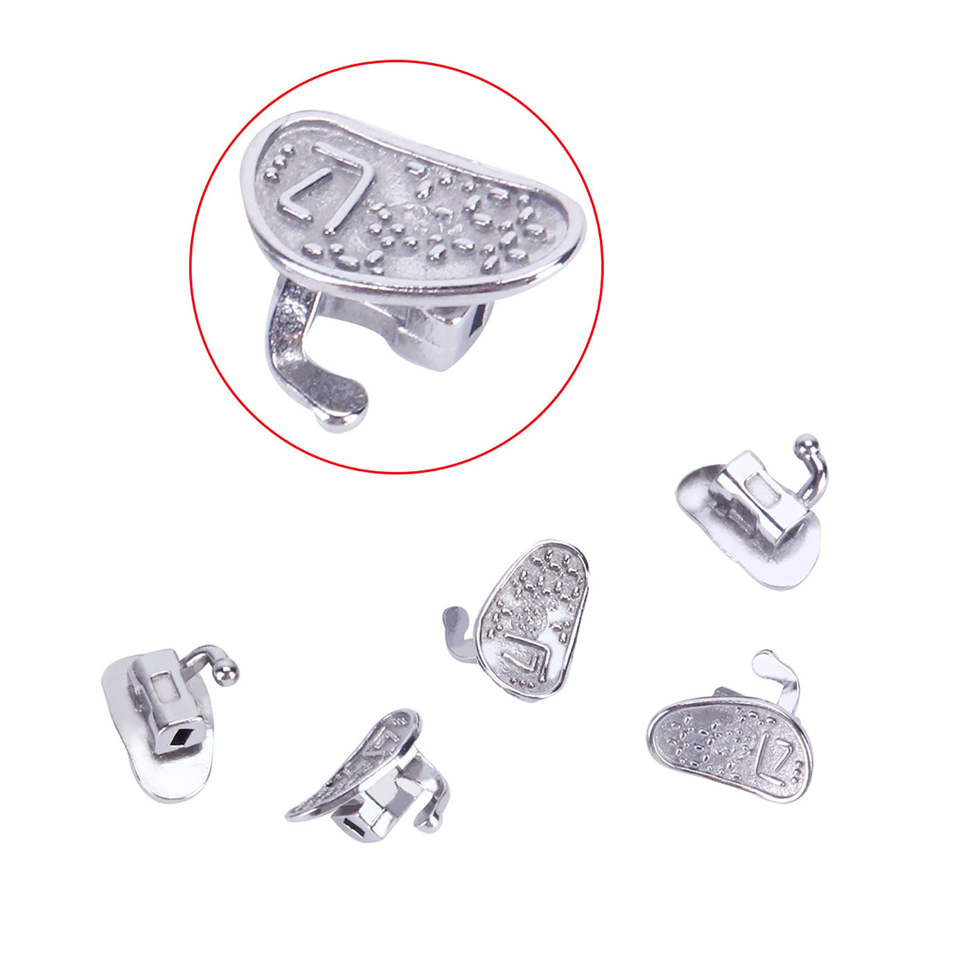 AZDENT Dental Orthodontic Buccal Tube 2nd Molar Bondable Monoblock Non-convertible MBT 0.022 20Sets/Box - azdentall.com