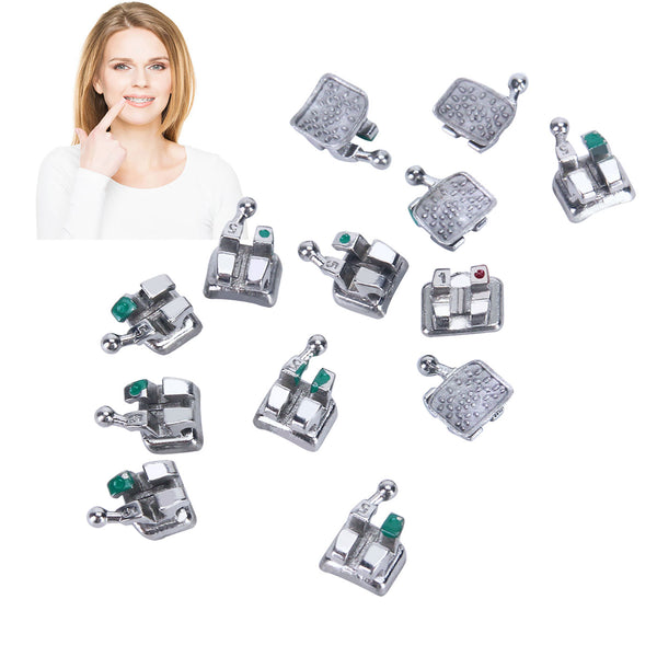 1000pcs AZDENT Dental Orthodontic Metal Brackets Braces Mini Roth .022 Hooks on 345 50 Sets/Box - azdentall.com 1000pcs AZDENT Dental Orthodontic Metal Brackets Braces Mini Roth .022 Hooks on 345 50 Sets/Box - azdentall.com