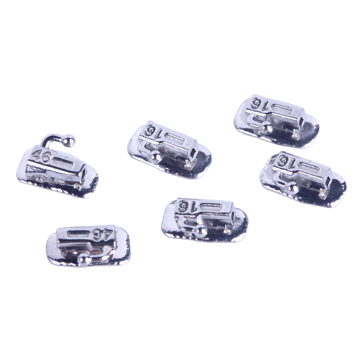  Dental Orthodontic Buccal Tube 1st Molar Bondable Split Non-Convertible MBT 0.022 20Sets/Box - all.com