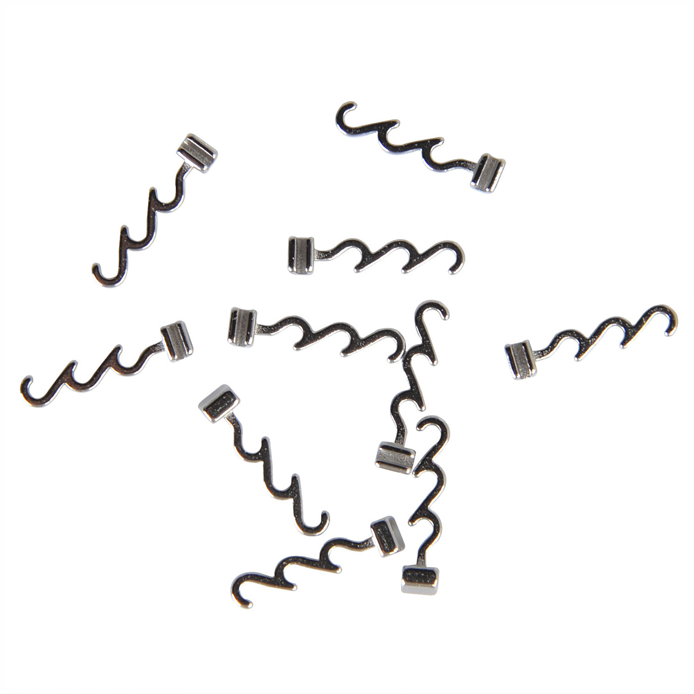 Crimpable Hooks Long Right/Left Tube Multi-function 10pcs/Bag - all.com Crimpable Hooks Long Right/Left Tube Multi-function 10pcs/Bag - all.com