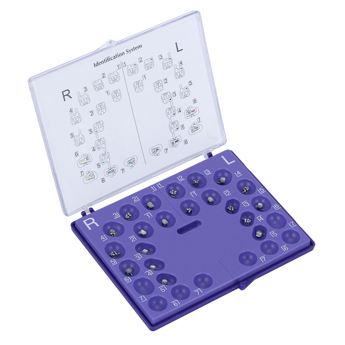 Dental Orthodontic Self Ligating Roth/MBT .022 Hooks On 345 20pcs/Kit - azdentall.com Dental Orthodontic Self Ligating Roth/MBT .022 Hooks On 345 20pcs/Kit - azdentall.com