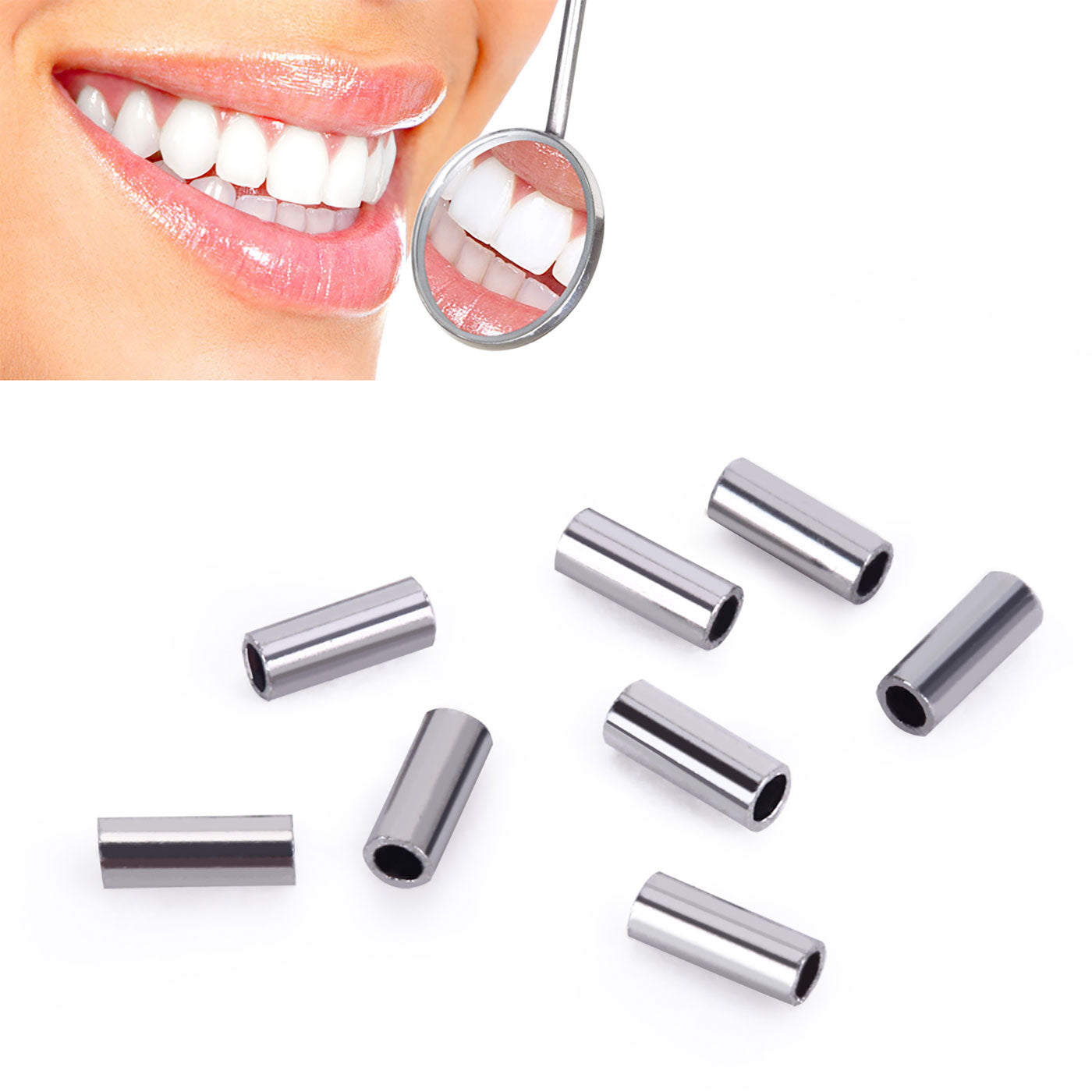 AZDENT Dental Crimpable Hooks Crimpable Mini Stops 0.5mm/0.8mm 10pcs/Bag - azdentall.com
