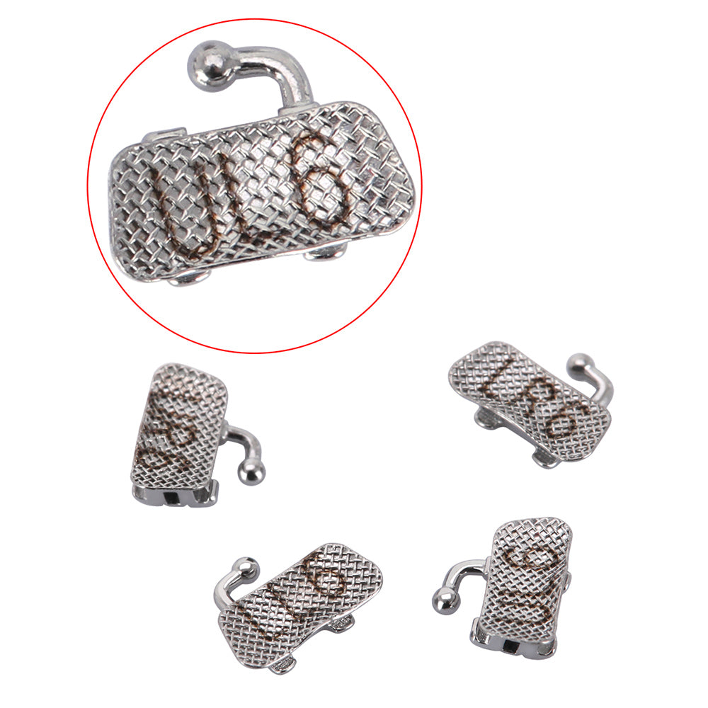  Dental Orthodontic Buccal Tube 1st Molar Bondable Convertible U1L1 Edgewise 0.022 4pcs/Bag - all.com
