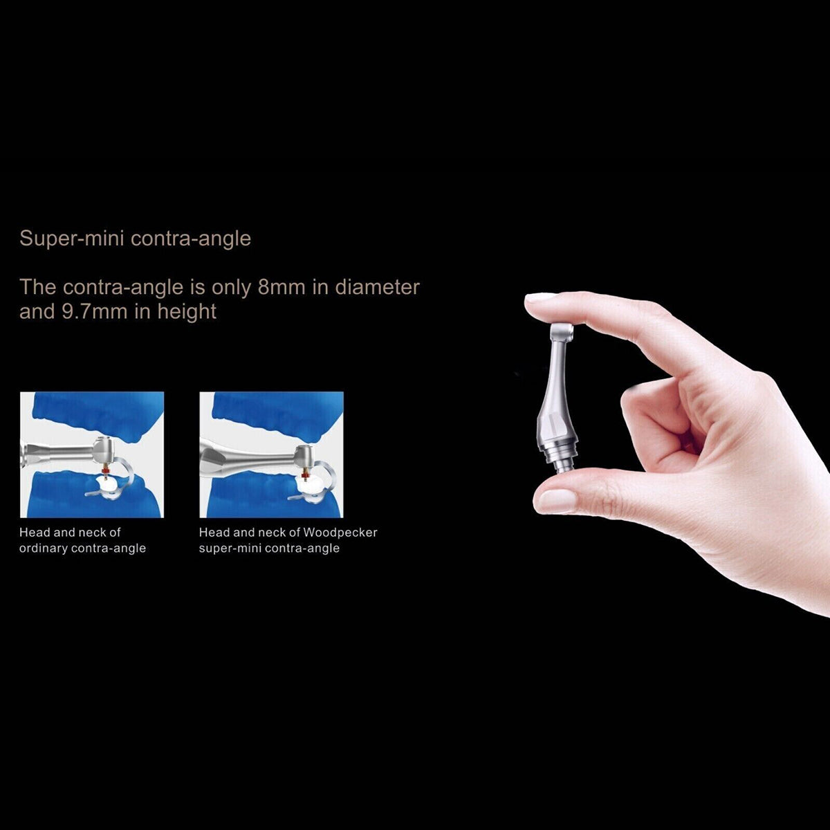 Woodpecker Endo Radar Pro Brushless 6:1 Speed Ratio 360° Rotatable Handpiece-azdentall.com