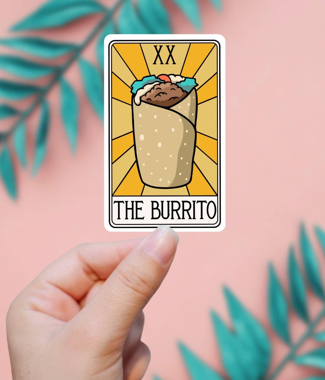 EnchantingSunshine - The Burrito Tarot Card Sticker