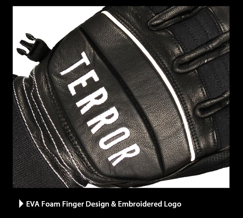 Terror Competitor Full Leather Snowboard Ski Gloves