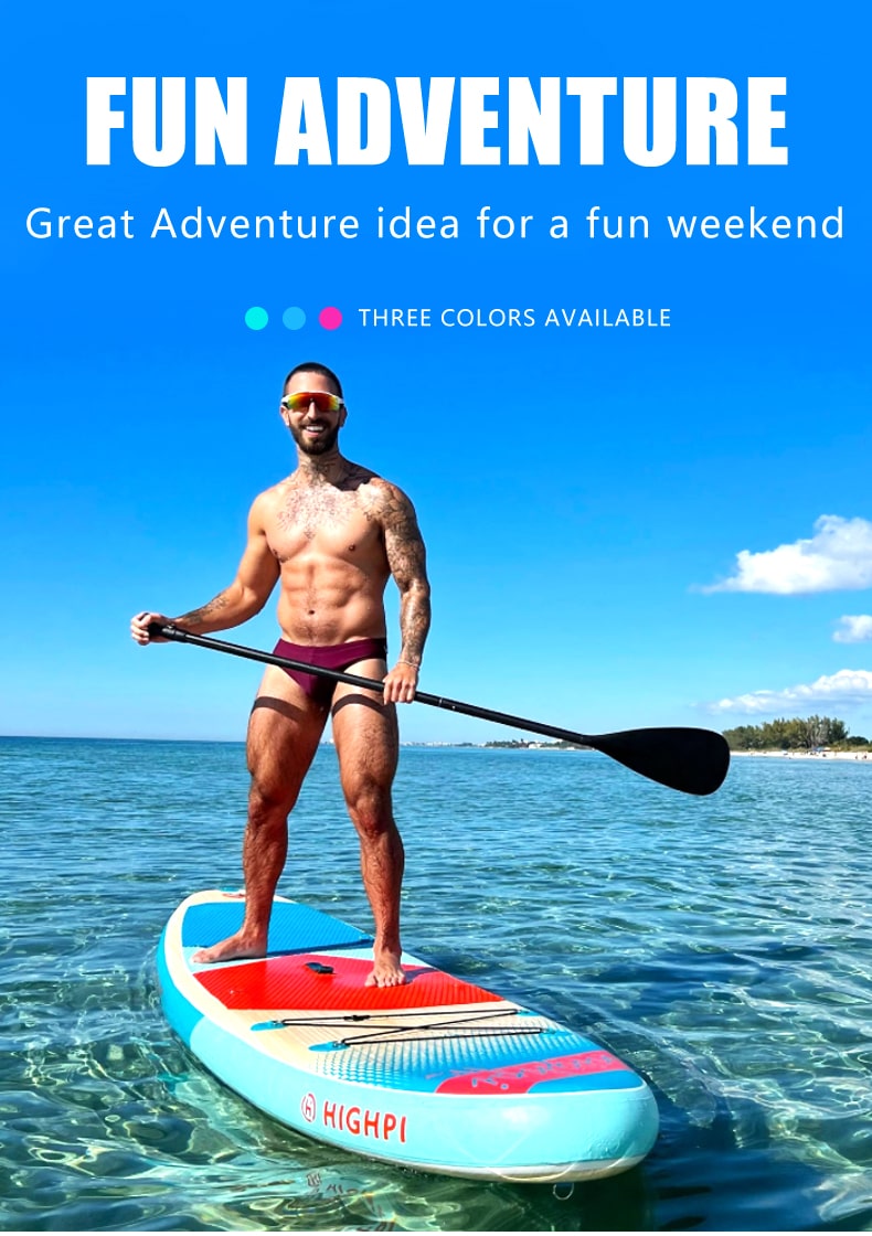 California Breeze 11' Inflatable Stand Up Paddle Board Package By Highpi SUP