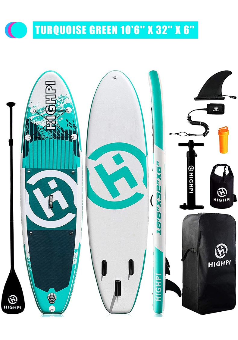 California Breeze 11' Inflatable Stand Up Paddle Board Package By Highpi SUP